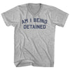 Am I Being Detained Adult Cotton V-neck T-shirt by Tribe Lacrosse