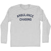 Ambulance Chasing Adult Cotton Long Sleeve T-shirt by Tribe Lacrosse