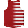 American Flag And Albania Flag Combination Athletic Tank Top