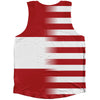 American Flag And Austria Flag Combination Athletic Tank Top