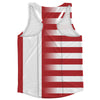 American Flag And Canada Flag Combination Running Racerback Singlet Track Tank Top