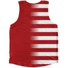 American Flag And China Flag Combination Athletic Tank Top