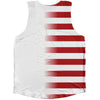 American Flag And Cyprus Flag Combination Athletic Tank Top