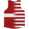 American Flag And Denmark Flag Combination Athletic Tank Top