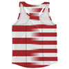 American Flag And Liberia Flag Combination Running Racerback Singlet Track Tank Top
