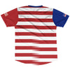 American Flag and Malaysia Flag Combination Soccer Jersey Made In USA