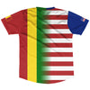 American Flag and Mali Flag Combination Soccer Jersey Made In USA