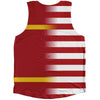 American Flag And Montenegro Flag Combination Athletic Tank Top