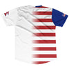 American Flag and Nepal Flag Combination Soccer Jersey Made In USA
