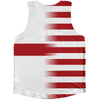 American Flag And Northern Ireland Flag Combination Athletic Tank Top
