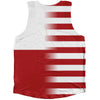 American Flag And Poalnd Flag Combination Athletic Tank Top