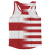 American Flag And Puerto Rico Flag Combination Running Racerback Singlet Track Tank Top