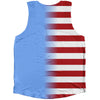 American Flag And Saint Lucia Flag Combination Athletic Tank Top