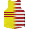 American Flag And South Vietnam Flag Combination Athletic Tank Top