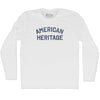 American Heritage Adult Cotton Long Sleeve T-shirt by Tribe Lacrosse