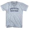 American Heritage Adult Tri-Blend V-neck T-shirt by Tribe Lacrosse