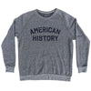 American History Adult Tri-Blend Sweatshirt by Tribe Lacrosse
