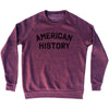 American History Adult Tri-Blend Sweatshirt by Tribe Lacrosse