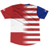 American Flag And Austria Flag Combination Soccer Jersey Made In USA