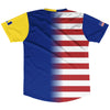 American Flag And Bosnia And Herzegovina Flag Combination Soccer Jersey Made In USA