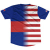 American Flag And Cambodia Flag Combination Soccer Jersey Made In USA