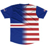 American Flag And Cape Verde Flag Combination Soccer Jersey Made In USA