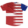 American Flag And Denmark Flag Combination Soccer Jersey Made In USA