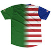 American Flag And Dominica Flag Combination Soccer Jersey Made In USA
