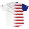 American Flag And England Flag Combination Soccer Jersey Made In USA