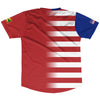 American Flag And Grenada Flag Combination Soccer Jersey Made In USA