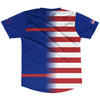 American Flag And Guam Flag Combination Soccer Jersey Made In USA