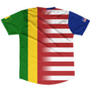 American Flag And Guinea Flag Combination Soccer Jersey Made In USA