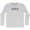Ames Adult Cotton Long Sleeve T-shirt by Tribe Lacrosse