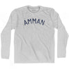 Amman Vintage City Adult Cotton Long Sleeve T-shirt by Ultras