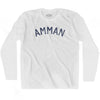 Amman Vintage City Adult Cotton Long Sleeve T-shirt by Ultras