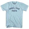 Angel Hair Pasta Adult Cotton T-shirt by Tribe Lacrosse