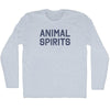Animal Spirits Adult Tri-Blend Long Sleeve T-shirt by Tribe Lacrosse