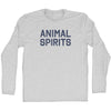 Animal Spirits Adult Cotton Long Sleeve T-shirt by Tribe Lacrosse