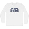 Animal Spirits Adult Cotton Long Sleeve T-shirt by Tribe Lacrosse