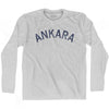 Ankara Vintage City Adult Cotton Long Sleeve T-shirt by Ultras