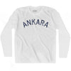 Ankara Vintage City Adult Cotton Long Sleeve T-shirt by Ultras