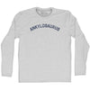 Ankylosaurus Adult Cotton Long Sleeve T-shirt by Tribe Lacrosse
