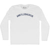 Ankylosaurus Adult Cotton Long Sleeve T-shirt by Tribe Lacrosse