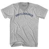 Ankylosaurus Adult Cotton V-neck T-shirt by Tribe Lacrosse
