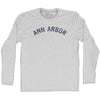 Ann Arbor Adult Cotton Long Sleeve T-shirt by Tribe Lacrosse