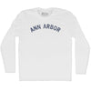 Ann Arbor Adult Cotton Long Sleeve T-shirt by Tribe Lacrosse