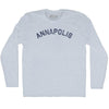 Annapolis Adult Tri-Blend Long Sleeve T-shirt by Tribe Lacrosse