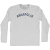 Annapolis Adult Cotton Long Sleeve T-shirt by Tribe Lacrosse