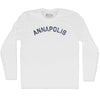 Annapolis Adult Cotton Long Sleeve T-shirt by Tribe Lacrosse