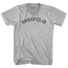 Annapolis Adult Cotton V-neck T-shirt by Tribe Lacrosse